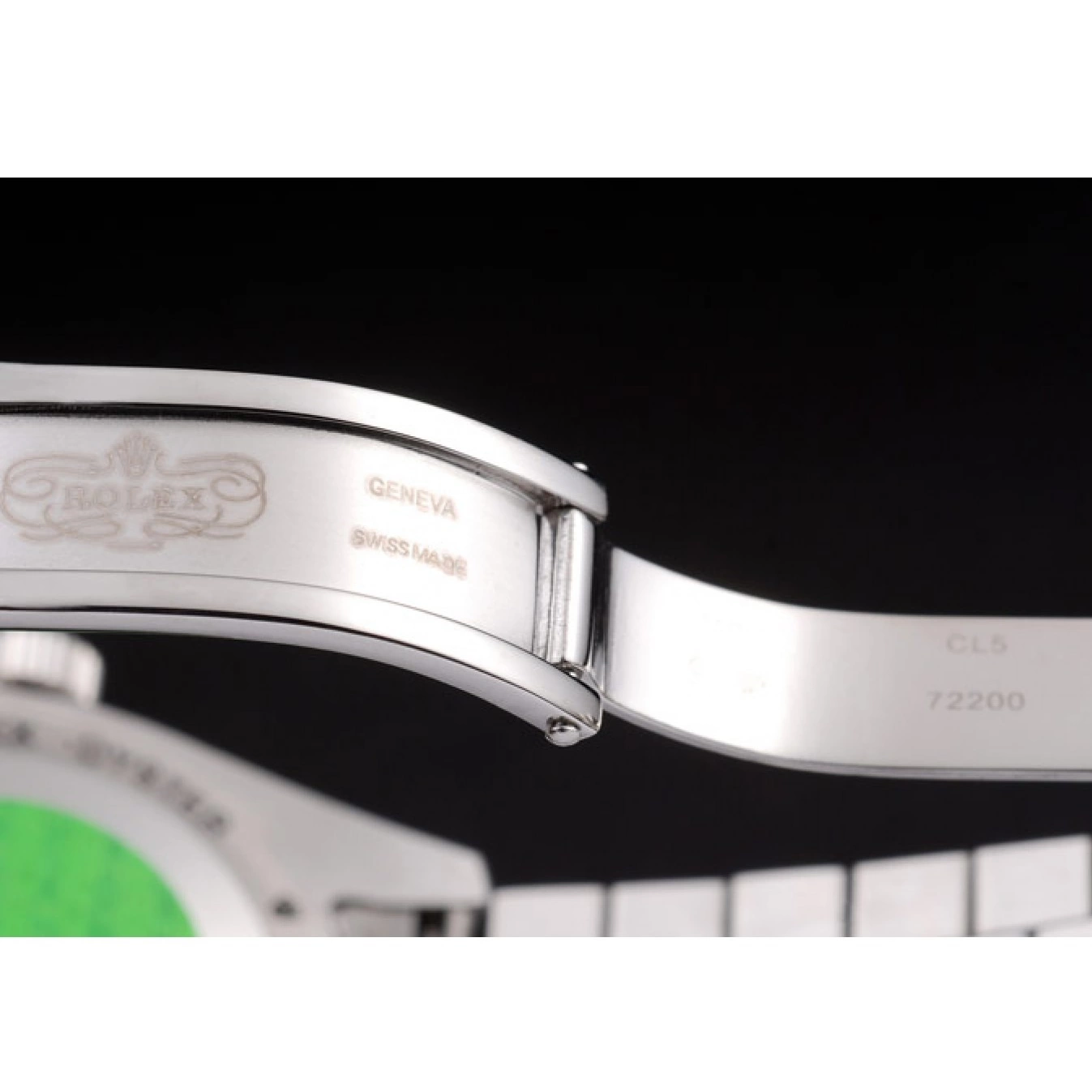 MiroTime 0729 Rolex Day-Date Polished Stainless Steel White Dial